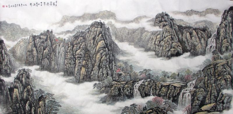 图片[1]-山水画作品赏析-中国书画艺术网